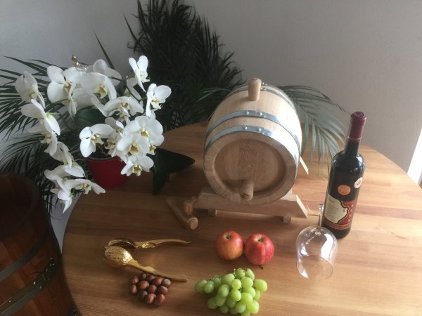Weinfass Schnapsfass Lagerfass 5 Liter Holzfass neu